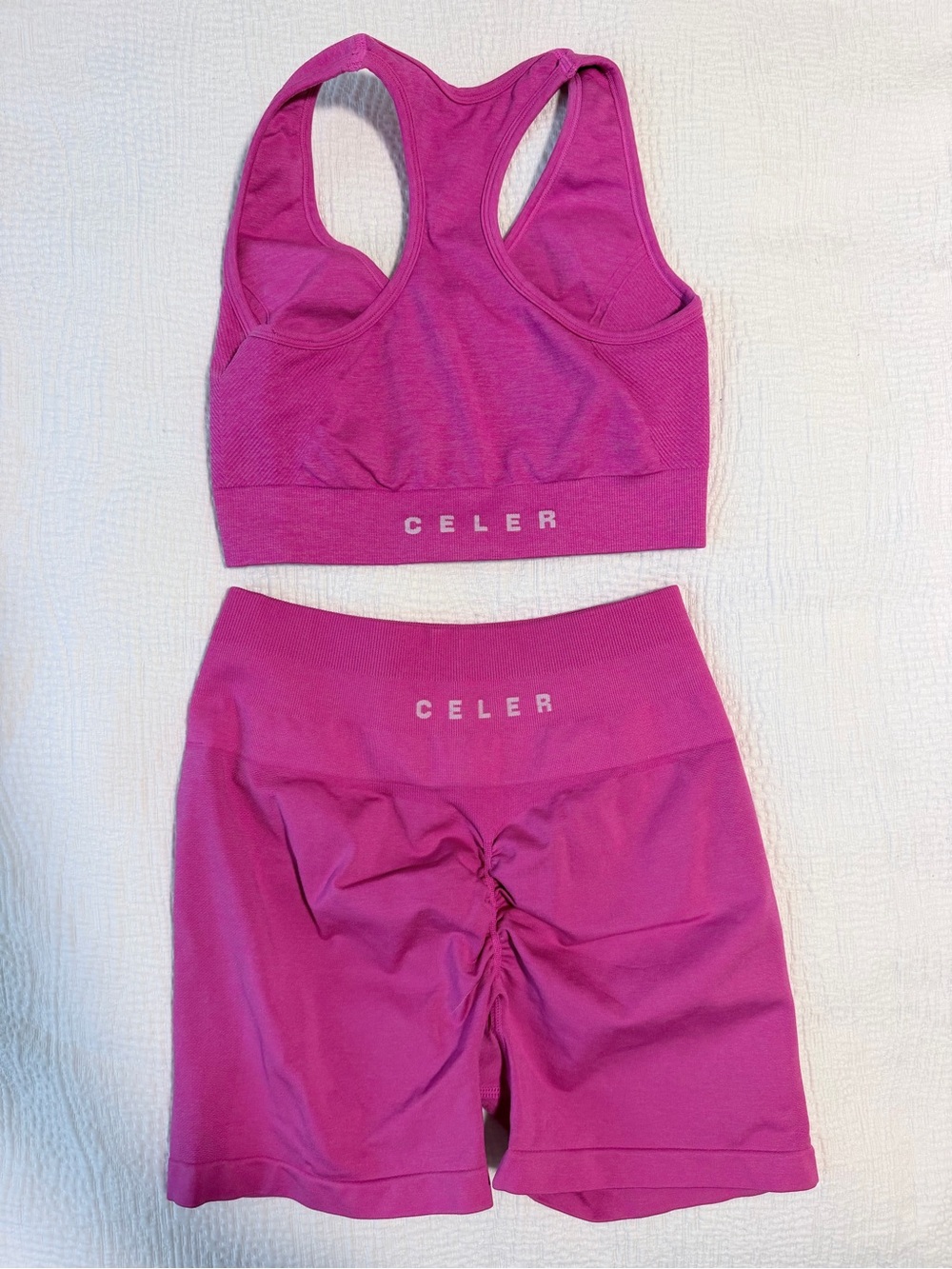 Pink workout set - Picture 3 of 3